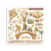 Stamperia COZY FAMILY Rub On 6.1" X 6.1" ASSORTMENT KIT #DFLRBX25