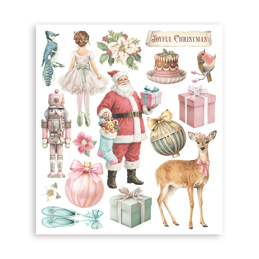 Stamperia WINTER MAGIC - LARGE Rub On Selection 20,5x23cm  #DFLRBXG10