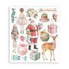Stamperia WINTER MAGIC - LARGE Rub On Selection 20,5x23cm  #DFLRBXG10