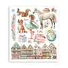 Stamperia WINTER MAGIC - LARGE Rub On Selection 20,5x23cm  #DFLRBXG10