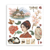 Stamperia ORIENTAL GARDEN - LARGE Rub On Selection 20,5x23cm  #DFLRBXG11