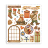 Stamperia SILENT NIGHT CHRISTMAS - LARGE Rub On Selection 20,5x23cm  #DFLRBXG12