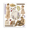 Stamperia FLOWERS and POEMS - LARGE Rub On Selection 20,5x23cm  #DFLRBXG16
