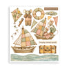 Stamperia COZY FAMILY - LARGE Rub On Selection 20,5x23cm  #DFLRBXG17