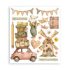 Stamperia COZY FAMILY - LARGE Rub On Selection 20,5x23cm  #DFLRBXG17
