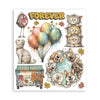 PRE-ORDER Stamperia FURRY FRIENDS 2 - LARGE Rub On Selection 20,5x23cm  #DFLRBXG18 - NEW