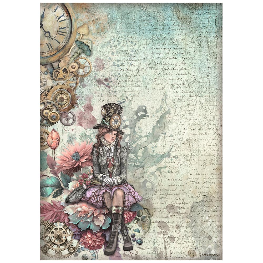 STAMPERIA MASTER OF MAGIC - LADY Decoupage Rice Paper A4 #DFSA41009
