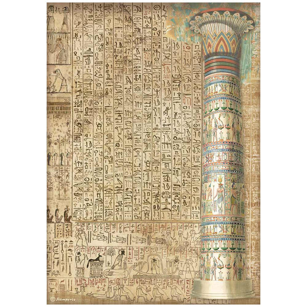 Stamperia FORTUNE EGYPT A4 Decoupage Rice Paper #DFSA4874