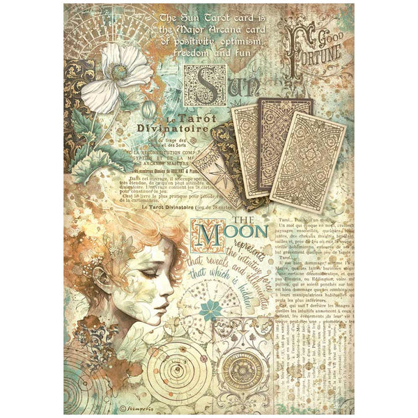 Stamperia FORTUNE ASTROLOGY A4 Decoupage Rice Paper #DFSA4875