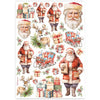 Stamperia CLASSIC CHRISTMAS A4 Decoupage Rice Paper SELECTION   6 Sheets #DFSA4XCX
