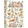 Stamperia CLASSIC CHRISTMAS A4 Decoupage Rice Paper SELECTION   6 Sheets #DFSA4XCX