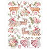 Stamperia CLASSIC CHRISTMAS A4 Decoupage Rice Paper SELECTION   6 Sheets #DFSA4XCX