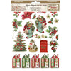 Stamperia CLASSIC CHRISTMAS A4 Decoupage Rice Paper SELECTION   6 Sheets #DFSA4XCX