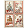 Stamperia GEAR UP FOR CHRISTMAS A4 Decoupage Rice Paper SELECTION   6 Sheets #DFSA4XGT