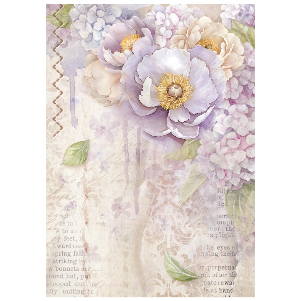 Stamperia QUIET DAYS MINI A6 Assorted Decoupage Rice Paper 8 sheets #DFSAK6X01