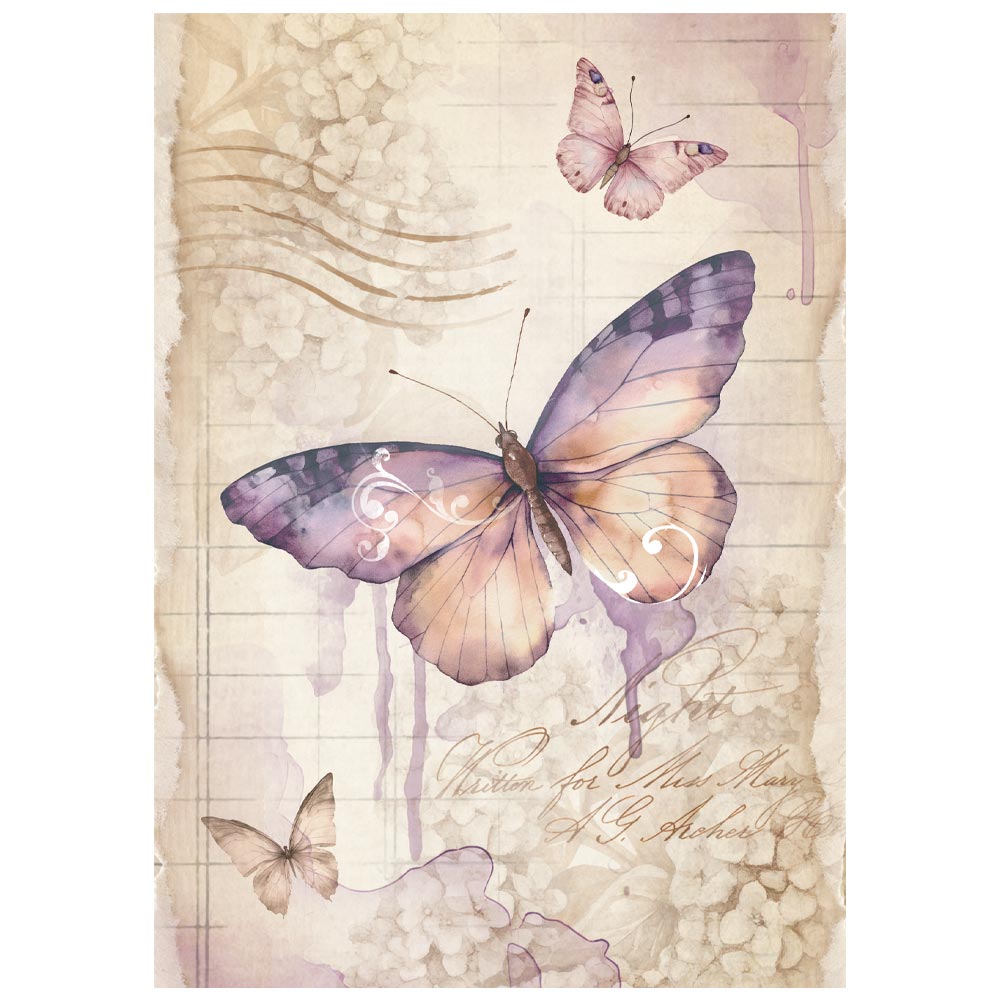 Stamperia QUIET DAYS MINI A6 Assorted Decoupage Rice Paper 8 sheets #DFSAK6X01