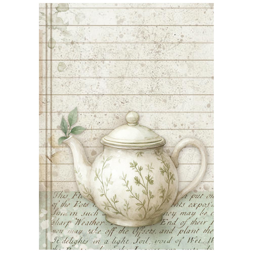 Stamperia HERBARIUM SILVAE MINI A6 Assorted Decoupage Rice Paper 8 sheets #DFSA6X02