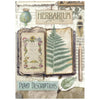 Stamperia HERBARIUM SILVAE MINI A6 Assorted Decoupage Rice Paper 8 sheets #DFSA6X02