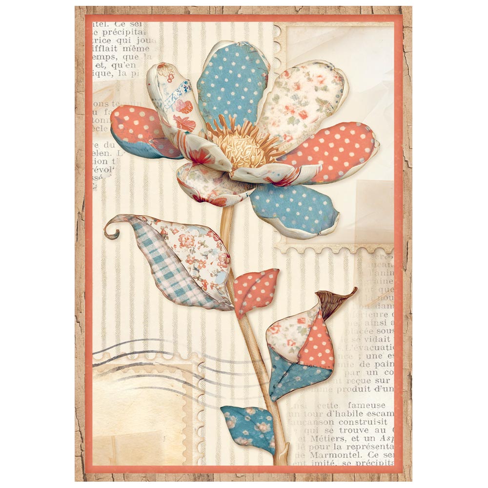 Stamperia FAMILY MINI A6 Assorted Decoupage Rice Paper 8 sheets #DFSA6X03