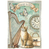 Stamperia SYMPHONY - A6 Selection Decoupage Rice Paper 8 sheets #DFSA6X07