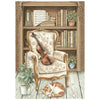 Stamperia SYMPHONY - A6 Selection Decoupage Rice Paper 8 sheets #DFSA6X07