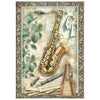 Stamperia SYMPHONY - A6 Selection Decoupage Rice Paper 8 sheets #DFSA6X07