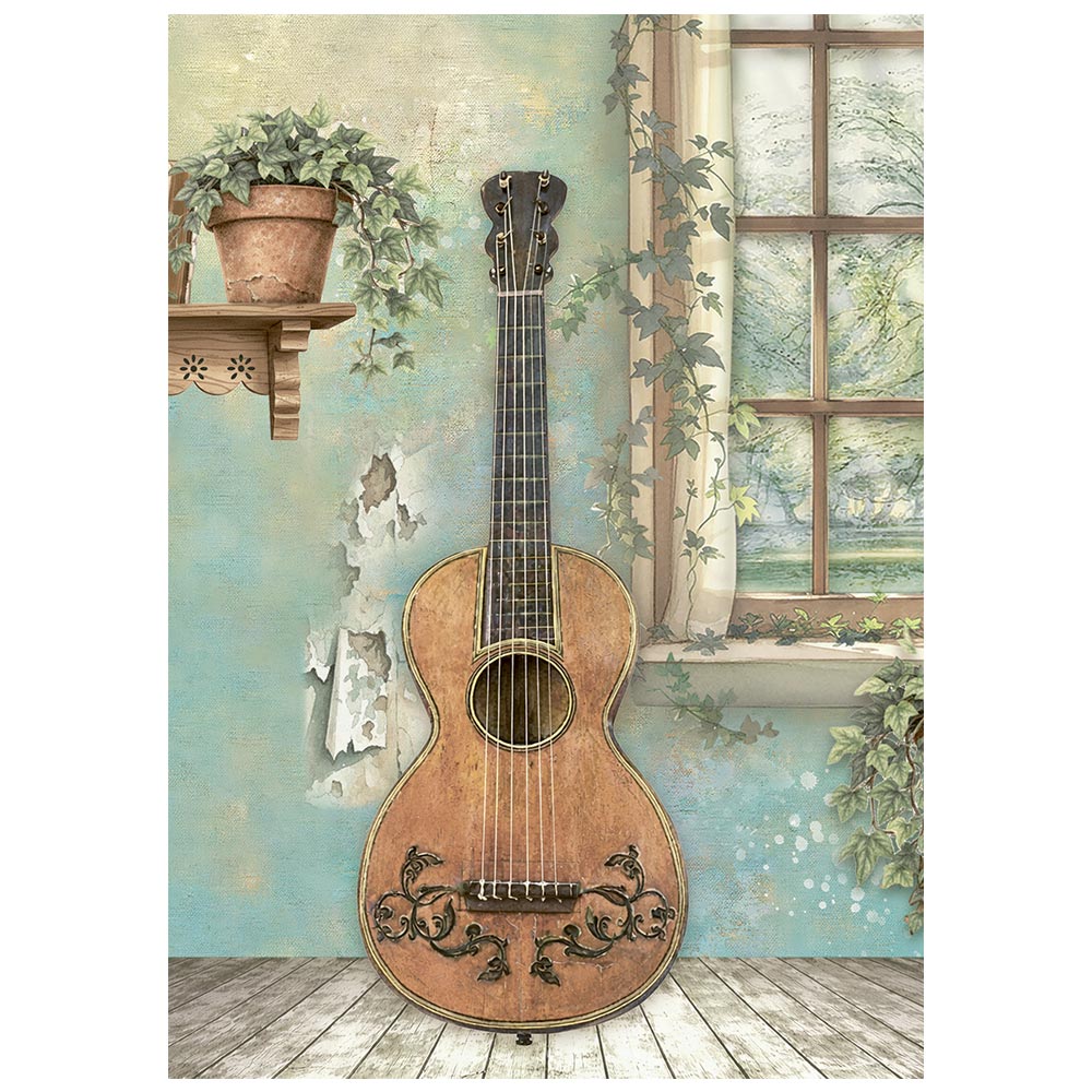 Stamperia SYMPHONY - A6 Selection Decoupage Rice Paper 8 sheets #DFSA6X07