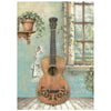 Stamperia SYMPHONY - A6 Selection Decoupage Rice Paper 8 sheets #DFSA6X07