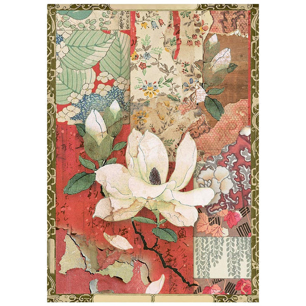 Stamperia ORIENTAL GARDEN - A6 Selection Decoupage Rice Paper 8 sheets #DFSA6X08