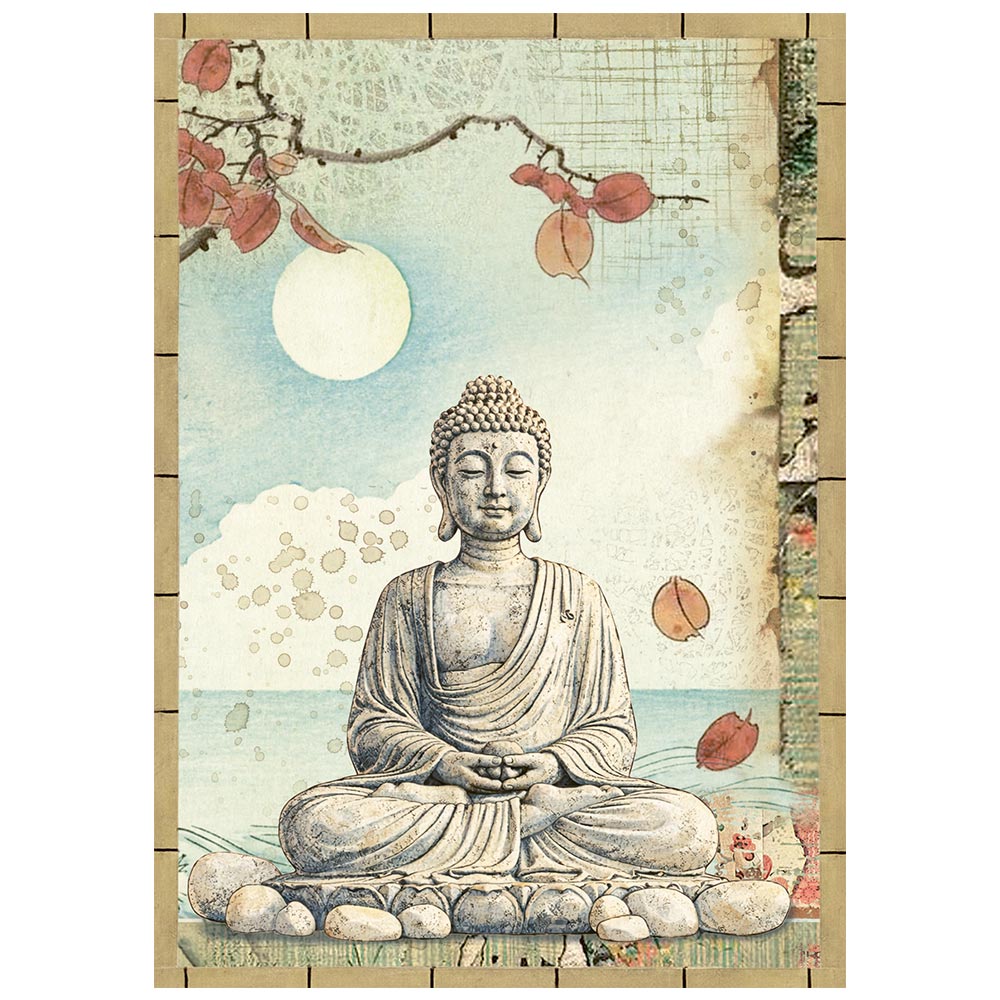 Stamperia ORIENTAL GARDEN - A6 Selection Decoupage Rice Paper 8 sheets #DFSA6X08