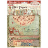 Packaged mini rice paper with artistic designs on a white background