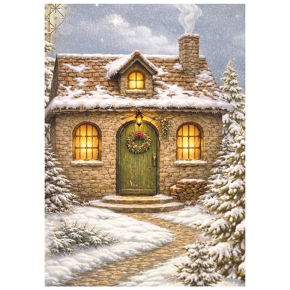 Stamperia SILENT NIGHT - CHRISTMAS A6 Selection Decoupage Rice Paper 8 sheets #DFSA6X09