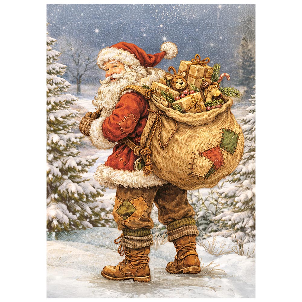 Stamperia SILENT NIGHT - CHRISTMAS A6 Selection Decoupage Rice Paper 8 sheets #DFSA6X09