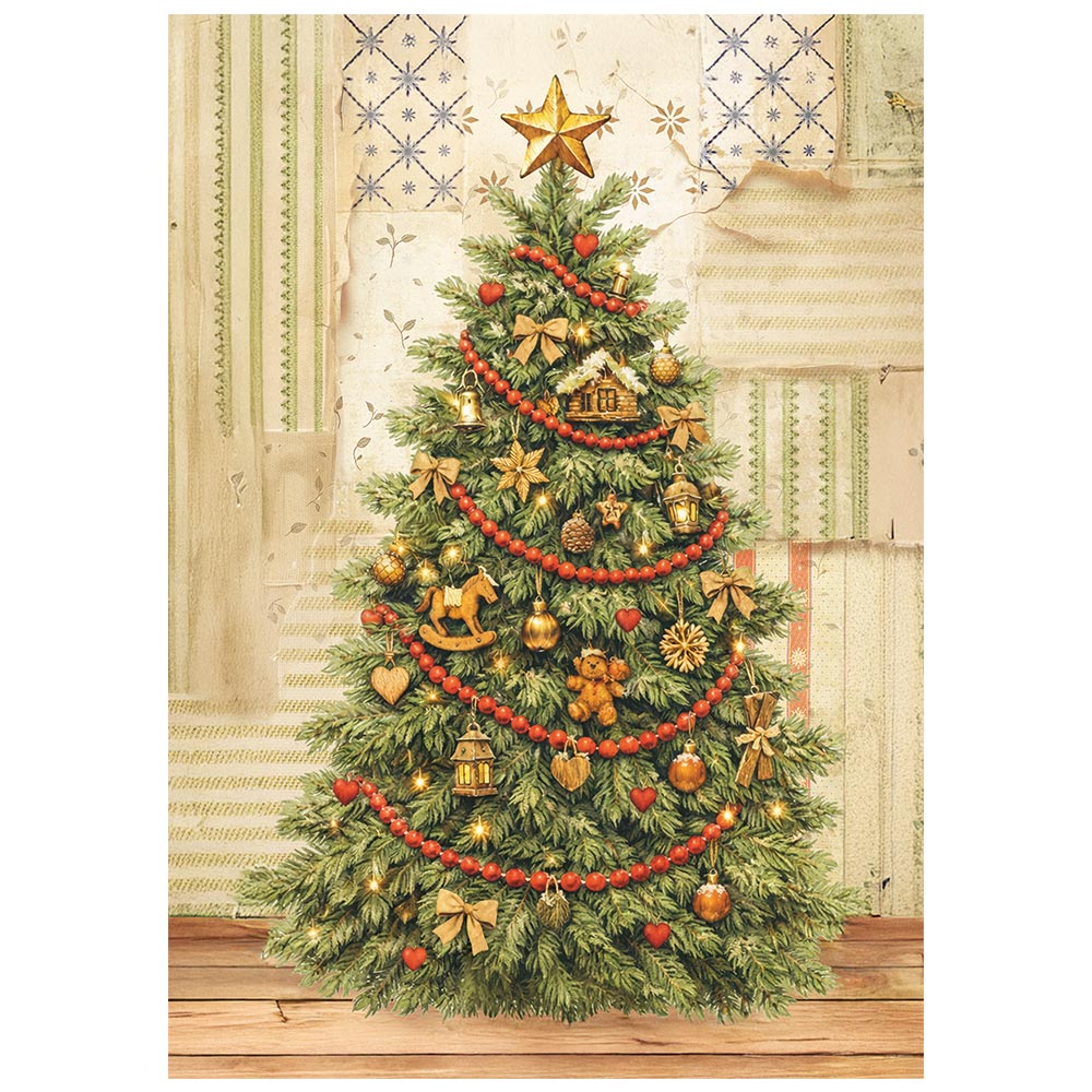 Stamperia SILENT NIGHT - CHRISTMAS A6 Selection Decoupage Rice Paper 8 sheets #DFSA6X09