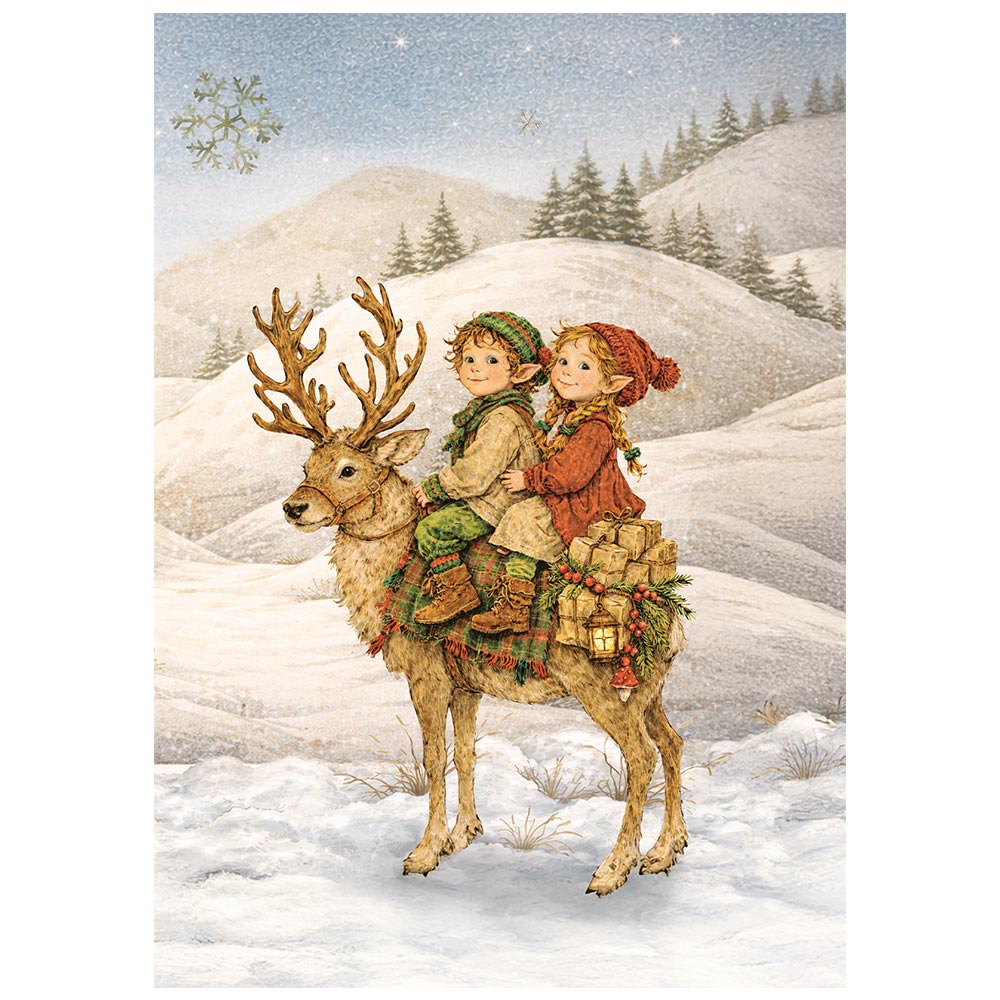 Stamperia SILENT NIGHT - CHRISTMAS A6 Selection Decoupage Rice Paper 8 sheets #DFSA6X09