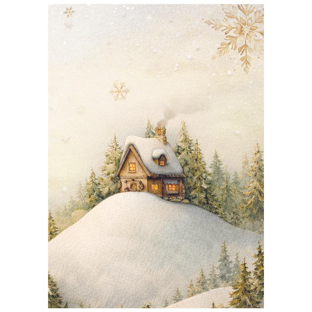Stamperia SILENT NIGHT - CHRISTMAS A6 Selection Decoupage Rice Paper 8 sheets #DFSA6X09