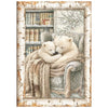 Stamperia WHITE CHRISTMAS A6 Selection Decoupage Rice Paper 8 sheets #DFSA6X10