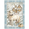 Stamperia WHITE CHRISTMAS A6 Selection Decoupage Rice Paper 8 sheets #DFSA6X10