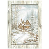 Stamperia WHITE CHRISTMAS A6 Selection Decoupage Rice Paper 8 sheets #DFSA6X10
