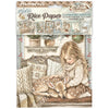 Stamperia WHITE CHRISTMAS A6 Selection Decoupage Rice Paper 8 sheets #DFSA6X10