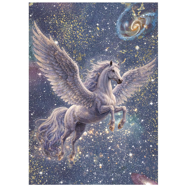 Stamperia COSMOS - MINI A6 Assorted Decoupage Rice Paper 8 sheets #DFSA6X11 - NEW