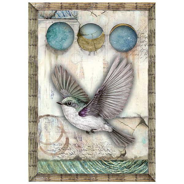 Stamperia COSMOS - MINI A6 Assorted Decoupage Rice Paper 8 sheets #DFSA6X11 - NEW