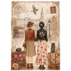 Stamperia OUR WAY MINI A6 Assorted Decoupage Rice Paper 8 sheets #DFSA6X12