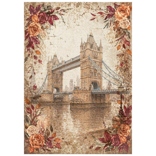 Stamperia OUR WAY MINI A6 Assorted Decoupage Rice Paper 8 sheets #DFSA6X12