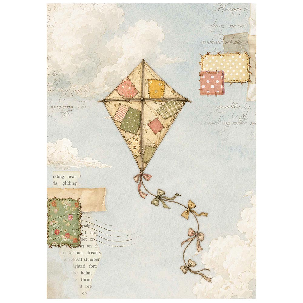 Stamperia COZY FAMILY Mice MINI A6 Assorted Decoupage Rice Paper 8 sheets #DFSA6X14