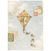 Stamperia COZY FAMILY Mice MINI A6 Assorted Decoupage Rice Paper 8 sheets #DFSA6X14