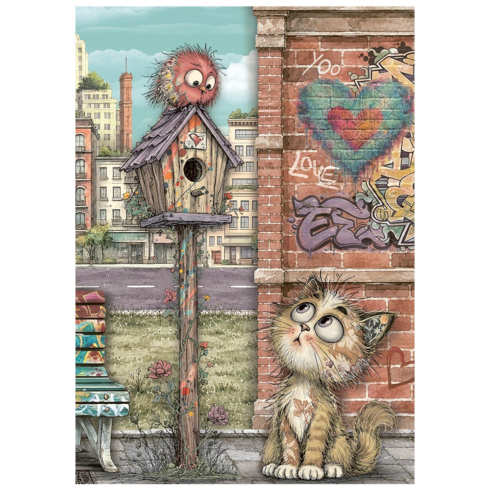 Stamperia FURRY FRIENDS 2 MINI A6 Assorted Decoupage Rice Paper 8 sheets #DFSA6X15