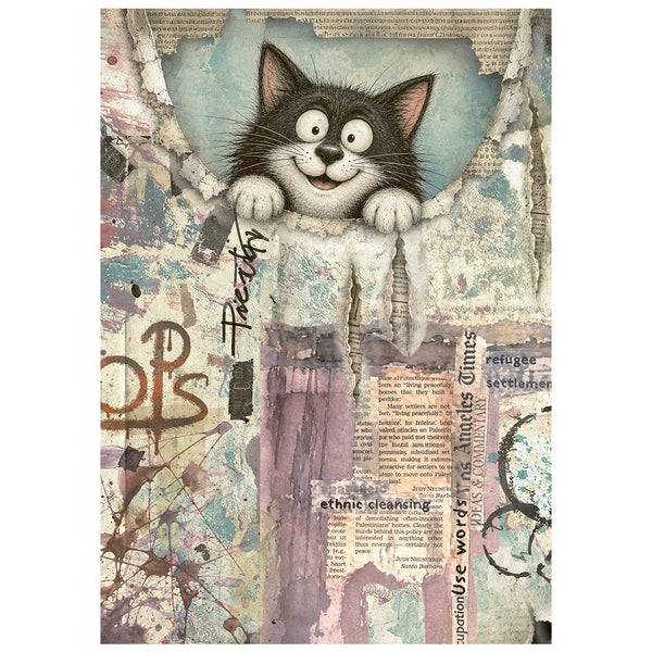 Stamperia FURRY FRIENDS 2 MINI A6 Assorted Decoupage Rice Paper 8 sheets #DFSA6X15