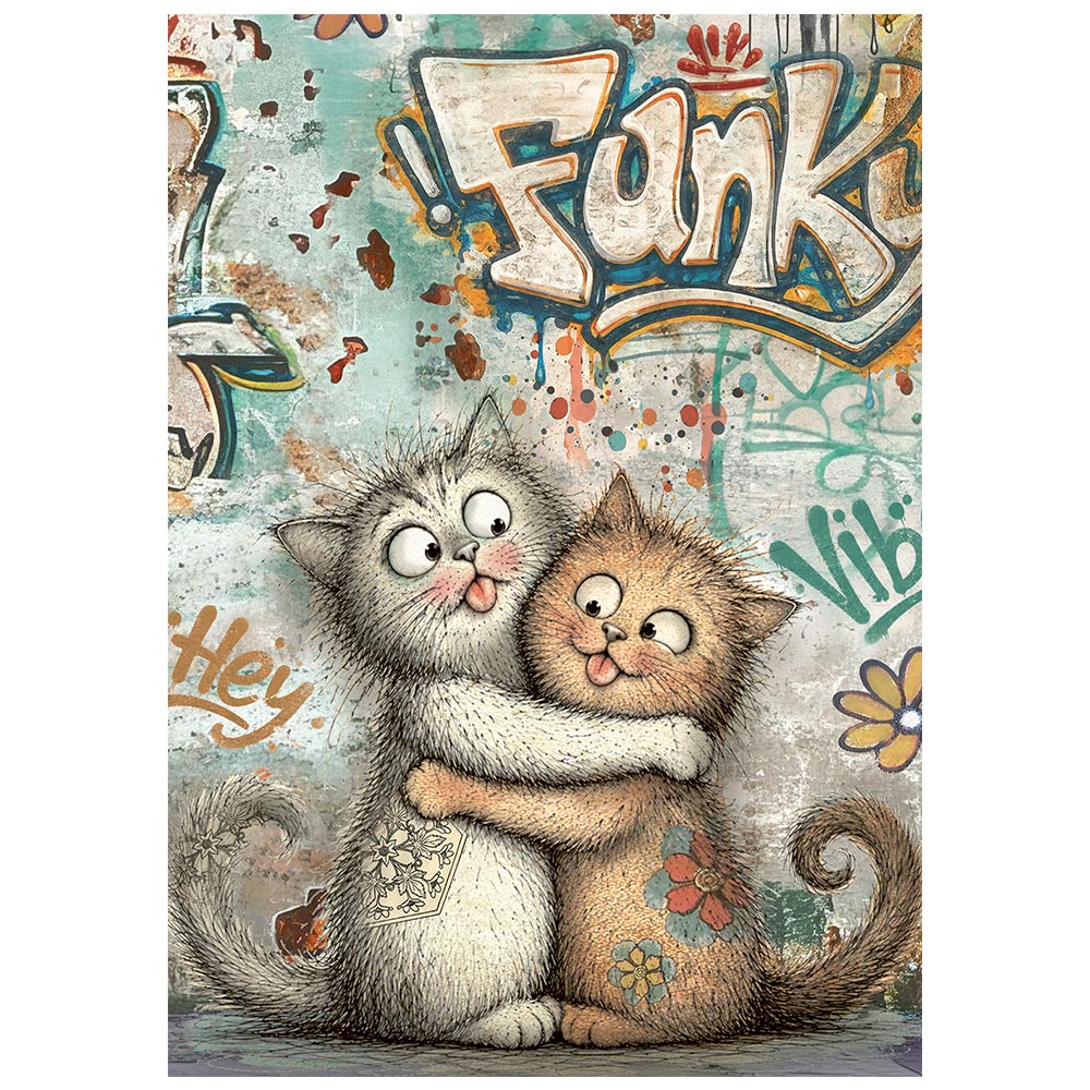 Stamperia FURRY FRIENDS 2 MINI A6 Assorted Decoupage Rice Paper 8 sheets #DFSA6X15