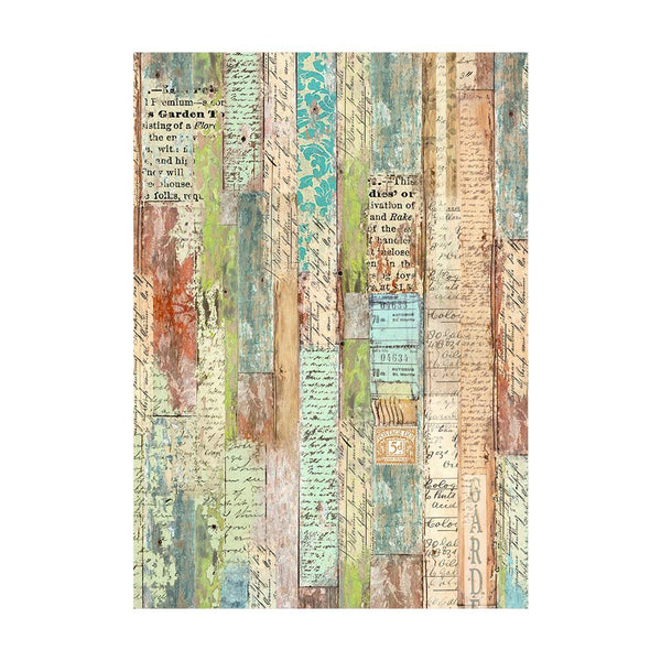 Stamperia GARDEN Backgrounds A6 Assorted Rice Paper Selection Decoupage 8 sheets #DFSAK6021